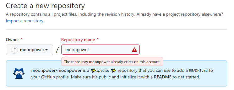 create repository image